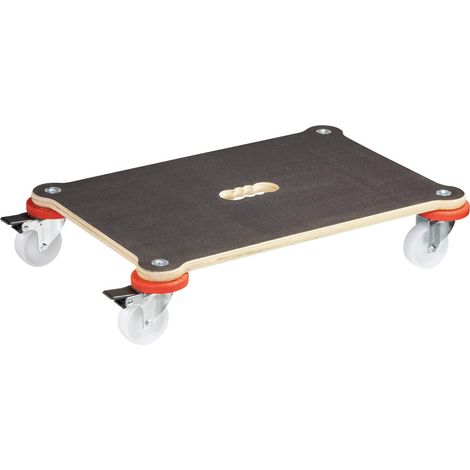 WAGNER Carrello da trasporto MM 1370 I 60 x 40 cm - ideale per trasporto de contenuto sensibile I portata 200 kg I antiscivolo, adatto alle pareti e mobili, 2 freni - 20137001 (1/5)