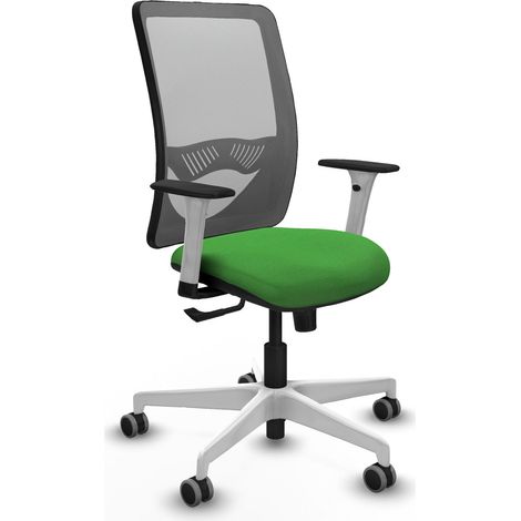 Chaise de bureau piqueras y crespo Zulema blanc mousse haute densité (1/2)