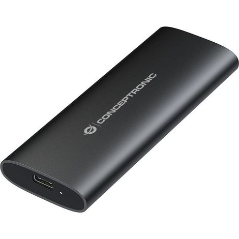 CONCEPTRONIC Caja externa para memoria DANTE04B M.2 SATA/NVMe Carcasa SSD USB 3.2 Gen 2, Protocolo Dual