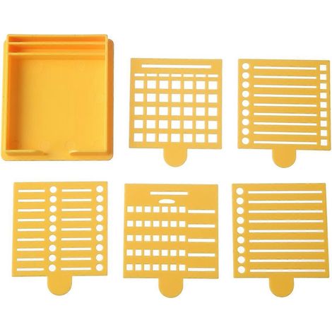 Gabarit pour notes adhésives, distributeur de notes adhésives, organiseur de notes réutilisable, distributeur de blocs-notes adhésifs (1/4)