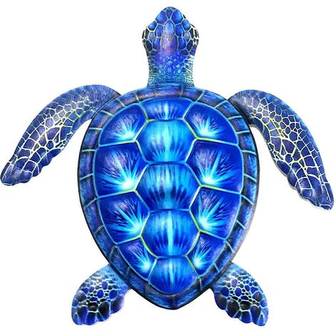 Metal turtle hanging sculpture (1/4)