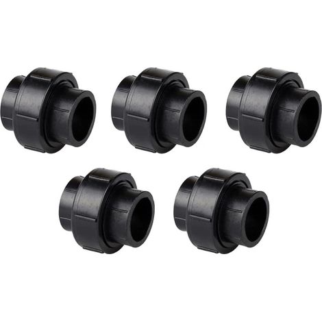 Raccord de tuyau Quick Connect 25PE 6 points pour cuisine (32 PE (2,5 cm) S'adapte aux tuyaux 20 PE, standard à 4 points, design à clipsement rapide, empêche les fuites, idéal pour les petits éviers (1/5)