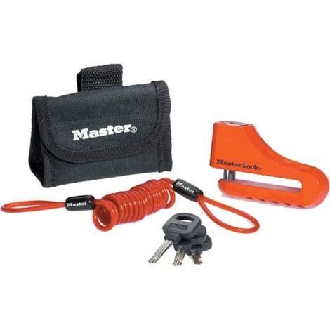 MASTER LOCK - BLOCCADISCO PER MOTO E SCOOTER CON ASTUCCIO