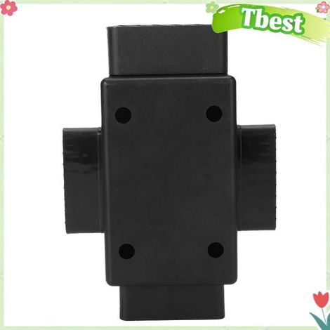 Tbest adaptateur obd 1 pour 3 Adaptateur OBD 1 Mâle vers 3 Femelles, Conception Flexible, Connecteur Universel 16 moto outil (1/5)