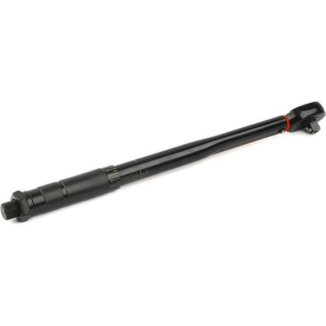 Llave dinamométrica de acero de 1/4 de pulgada, 5-25 Nm, liberación rápida, trinquete bidireccional preajustable, para taller automotriz, incluye estuche de almacenamiento. (1/5)