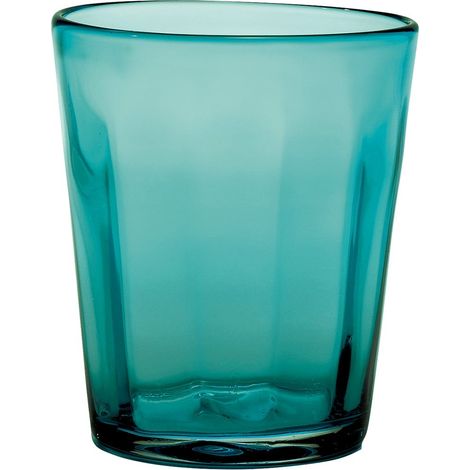 Zafferano Lot De 6 Verres Tumbler Série Bei En Verre Soufflé À La Bouche Travail À La Main Volante Couleur Vert Mer Élégants Pour Table Quotidienne (1/5)