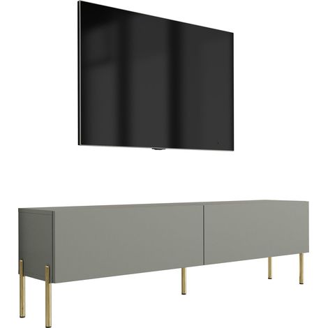Mobile TV : Aloe, 140 x 52 x 32 cm, Gambe dorate (1/5)