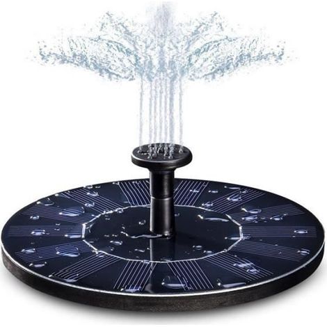 Fontaine Solaire - KKmoon - Pompe à Eau Solaire - Décoration de Jardin - Fonctionnement Automatique (1/4)