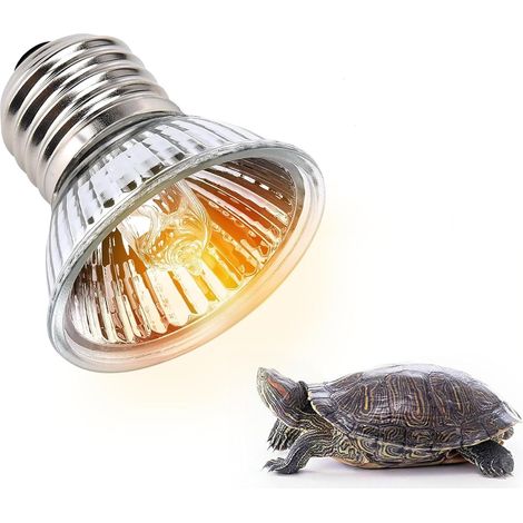 Ampoule UV pour Tortue 25W E27 Lampe Chauffante Terrarium Spectre Complet 220V (1/5)