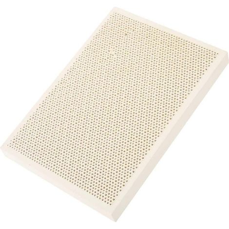 Keramik-Lötplatte in Wabenform zum Trocknen von Farbe und Schmuck, Gasherdplatte 135 x 95 x 13 mm