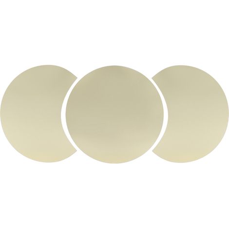Miroir rond adhésif doré, décalque mural DIY pour salon chambre décoration intérieure