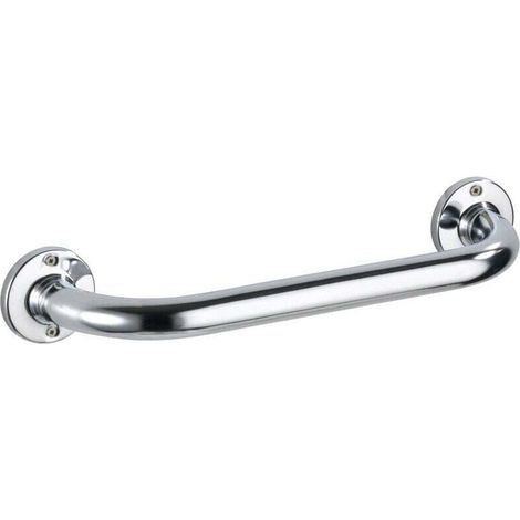 Barre de redressement, Barre d'appui WC et salle de bain, Basic, Acier inoxydable, Longueur 30cm, 36x6x9,5 cm, brillant (1/4)