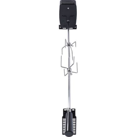 Rotisserie grill kit with stable rotary motor, 15 kg load capacity, for garden and outdoor use (1/5)