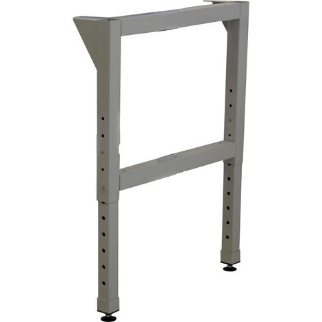 ADB Werkbankfuß Werktisch-Stützbein höhenverstellbar Werkbank Tiefe 70cm Gestell (1/5)