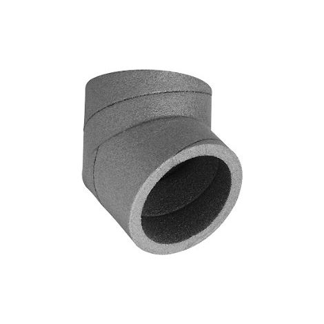 Conduit de ventilation ubbink aerfoam epe 160 bend 45 haute isolation faible résistance