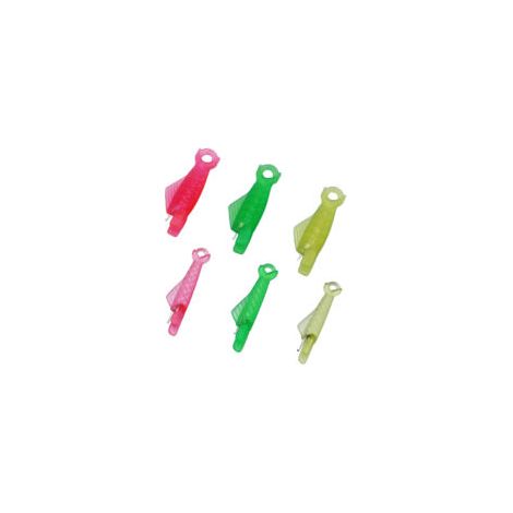 Enhebrador de agujas, 30 piezas de enhebradores de agujas para máquinas de coser, enhebradores de agujas de plástico para coser, enhebradores de agujas de plástico para bricolaje, 10 amarillos, 10 ver