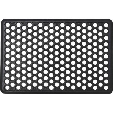 Honeycomb Outdoor Rubber Ring Entrance Floor Doormat, 40x60cm (1/4)