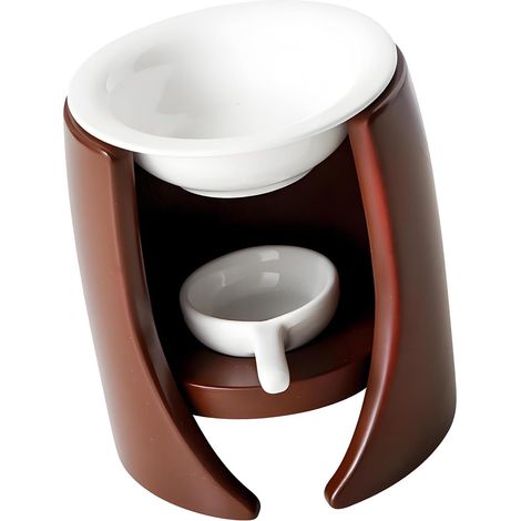 Brûleurs d'huiles essentielles en céramique pour bougies chauffe-plat, cuillère, diffuseur d'aromathérapie, poêle, ensemble de fours pour décoration d'intérieur (1/5)