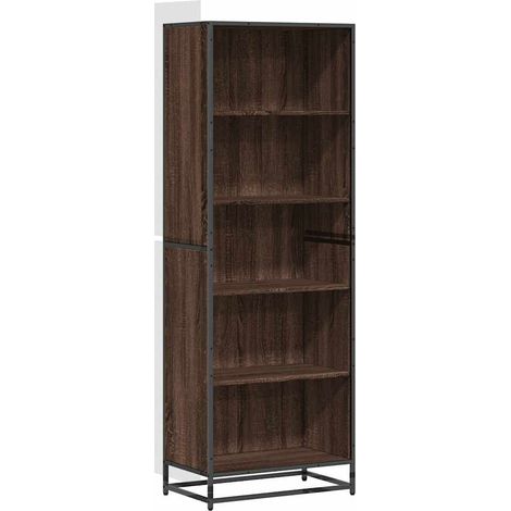 Maison Exclusive - Bücherregal Braun Eichen-Optik 60x35x170,5 cm