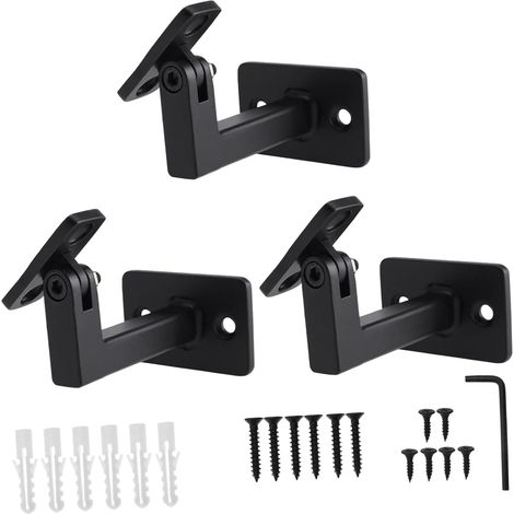 Support de main courante réglable en forme de L pour escalier, chambre à coucher, couloirs, couloirs (1/5)