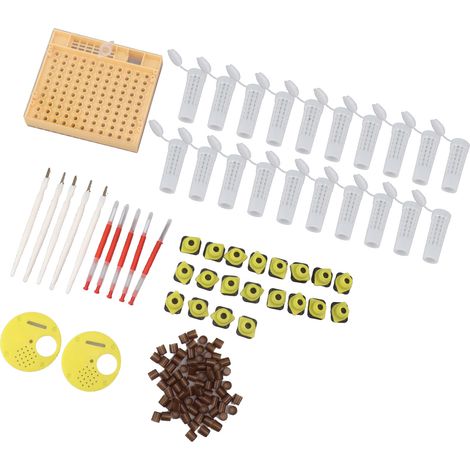 Zuchtbecher-Set aus Kunststoff für die Königinnenzucht, Imkerei-Umfruchtungsausrüstung (1/5)