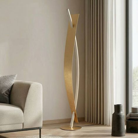 Lucande LED 'Marija' in Oro da Metallo