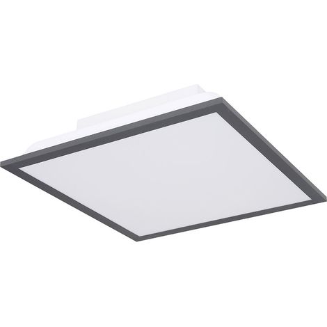 Pannello LED retroilluminato lampada da soffitto luce da salotto pannello da soffitto pannello da montare in superficie, alluminio, quadrato, 750lm 12W 3000K, 30 x 30 x 7,5 cm