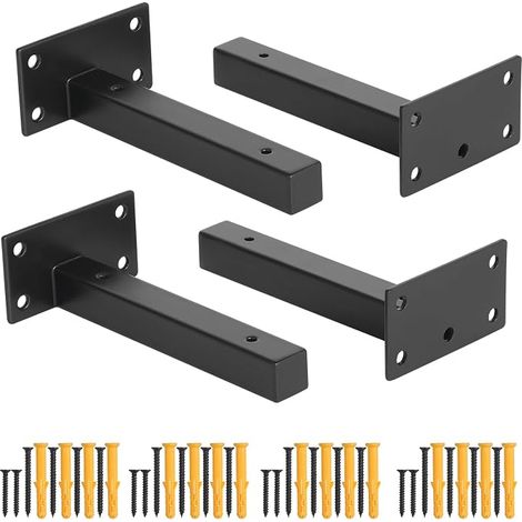 Industrial Floating Shelf Brackets, Industrial Wall Shelf Brackets, Industrial Shelf Brackets, 20 mm Thick, 40-60 kg (15 cm)