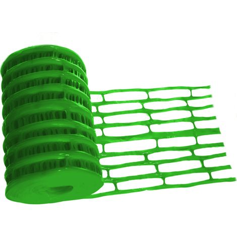 Grillage avertisseur NF vert pour signalisation telecom+video – Résistance mécanique – Tenue de couleur – Dimensions 25m x 30cm – (1/2)