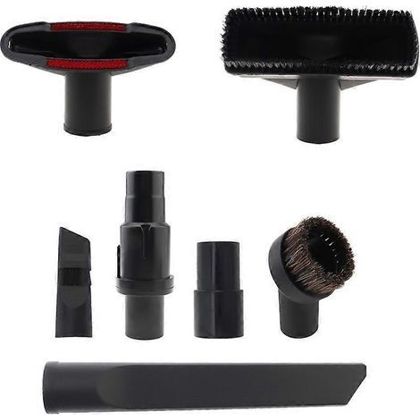 Ensemble de 7 accessoires pour aspirateur Shark NV360 NV352 et Karcher NT18/1 NT25/1 : brosses à poussière et adaptateur pour tuyau d'aspirateur (1/5)
