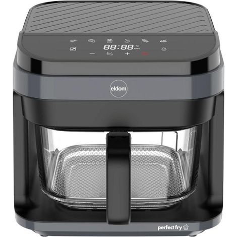 Recipiente de vidrio para freidora sin grasa ELDOM FR500 de 5,5 L (1/5)