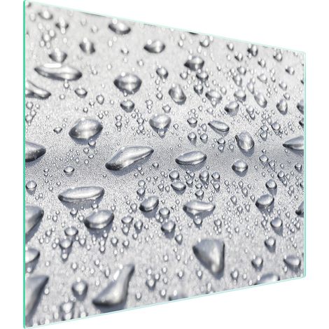 Glasschneidebrett 52x30 Tropfen