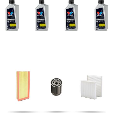 Kit tagliando 3 FILTRI e 4L OLIO compatibile con Peugeot 2008 1.2 Pure Tech 96kw Dal 2018 (1/5)