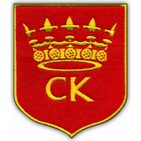 Parche con el escudo de armas de la ciudad de Kielce - Reverso magnético - Parche/Insignia/Emblema bordado