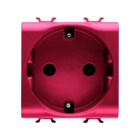 PRISE 2M 2 P+T 16A CÂB.RAPIDE AL.ROUGE GEWISS GW10251F (1/2)