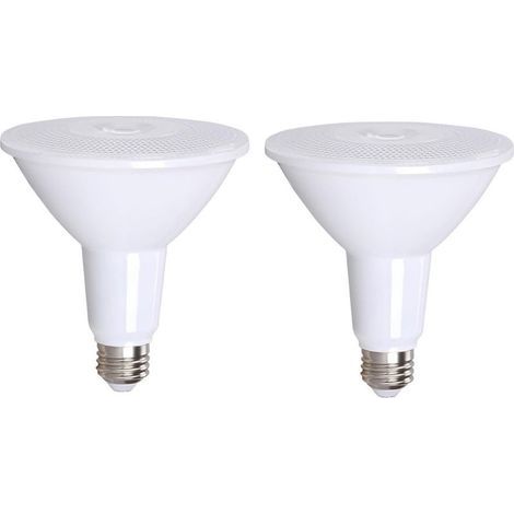 Lot de 2 Ampoule LED 18W E27 PAR38 LED Ampoule Réflecteur 18W équivalent Ampoule Halogène 150W, 1800LM, Blanc Chaud 3000K (3000K) (1/5)