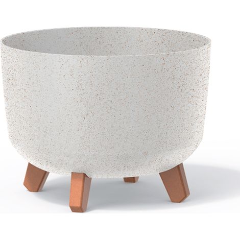 Prosperplast Blumentopf GRACIA Eco Wood Standard Weiß 29 cm (1/5)