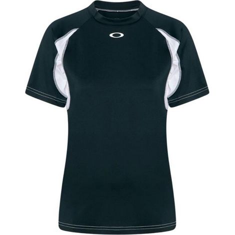 Oakley TECH MOCK Damen-T-Shirt schwarz FOA500573-02E r L