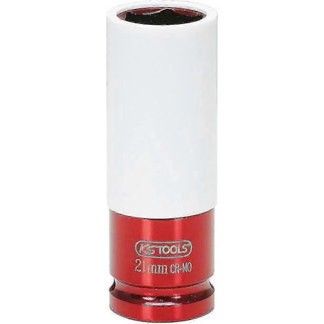 Douille à impact 515.2023 1/2", outil à jante en aluminium avec revêtement en chrome vanadium, 21 mm (1/2)