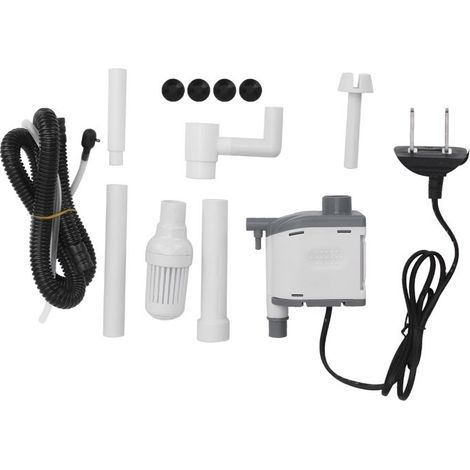 Filtre 3 en 1 aquarium – ZY-N37 15 W 1000 l/h – silencieux anti-pellicule huile – pour aquarium ≤100 L