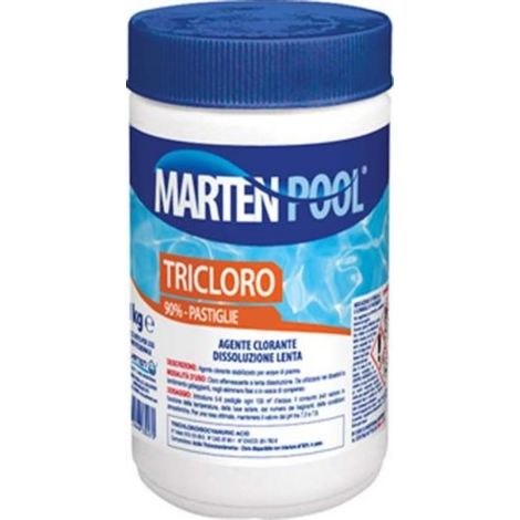 tricloro in pastiglie 90% - pasticche 20 gr cloro kg 1 mantenimento fer 138291