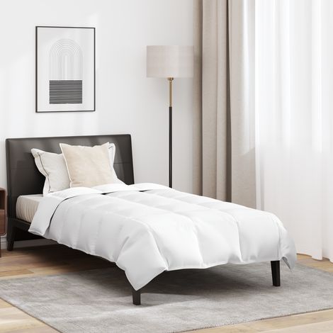 Sommerdecke mit Kissen 2 pcs Weiß Daunenfeder vidaXL (1/5)