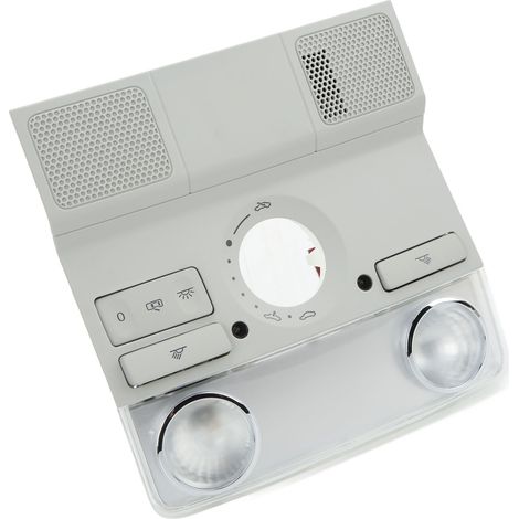 Plafonnier avant gris pour voiture, lampe de lecture, accessoire intérieur de remplacement pour MK5 MK6 (1/5)