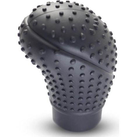 (Black)Couvre pommeau de Levier de Vitesse Universel Concave Convexe Design Soft Silicone Anti-Slip Car Shift Knob Auto Gear Boots (1/5)