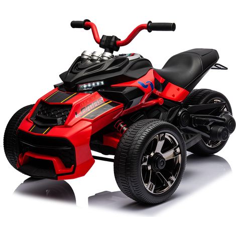 Mini Quad Elettrico per Bambini 3 Ruote 12V ATV 3.0 Rosso (1/5)