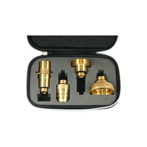 Kit de 4 adaptateurs Europe Drehmeister pour bouteille GPL – Compatibles tous pays Europe – Alimentation carburant camping-car – Antarion