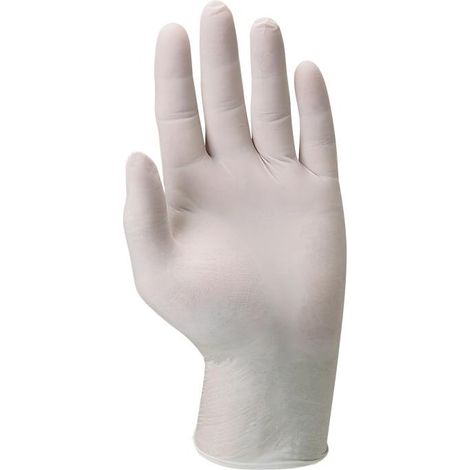 Boite de 100 Gants jetables Latex 5800 poudré AQL 15 Taille 8 (1/2)