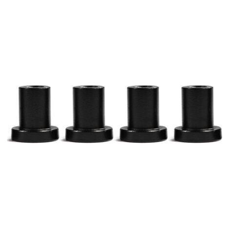 Barn Door Spacer, 4Pcs Sliding Wall Spacer Door Rail Hardware Door Connector Carbon Steel Connector (1/5)