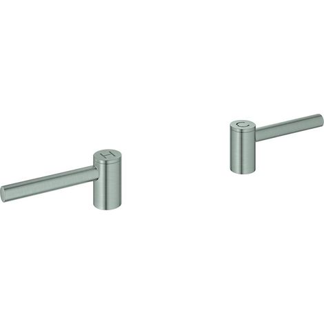 Grohe Atrio Hebelgriffe, 1 Set mit H und C Markierung, 1 Set ohne Warm-Kalt-Markierung, Cool Sunrise, 14216GL0 (1/2)