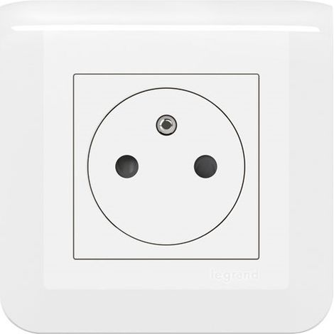 Legrand Steckdose Weiß Design Diskret 2P+T